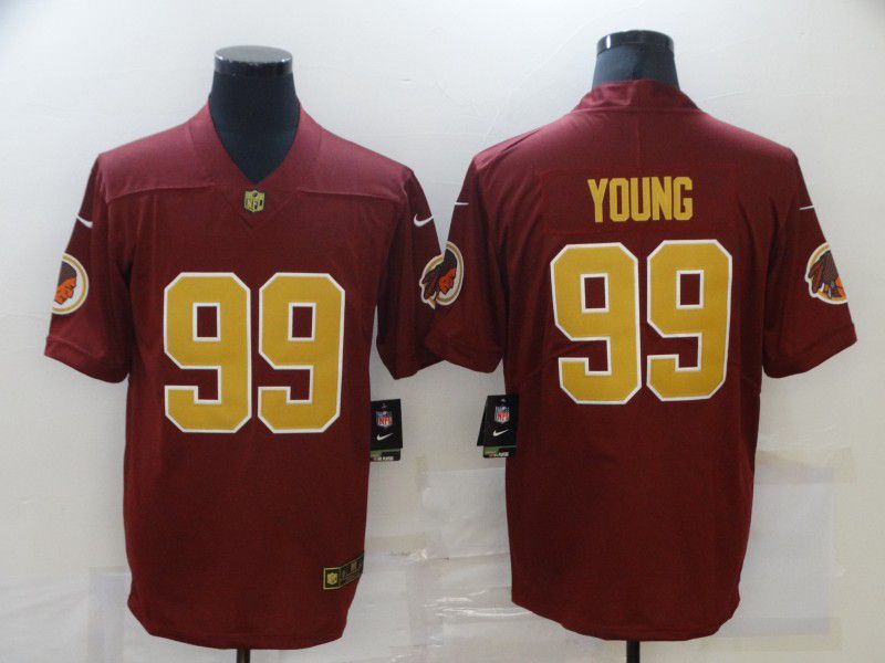 Men Washington Redskins 99 Young red Nike Limited Vapor Untouchable NFL Jerseys